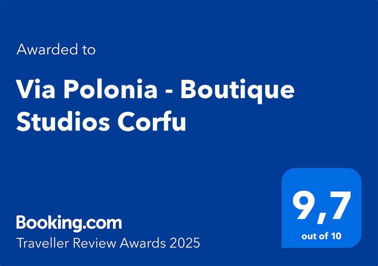 آغيوس غيوريوس Via Polonia - Boutique Studios Corfu المظهر الخارجي الصورة